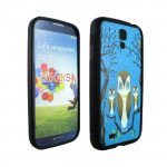 Wholesale Samsung Galaxy S4 Night Owl Design Gummy Case